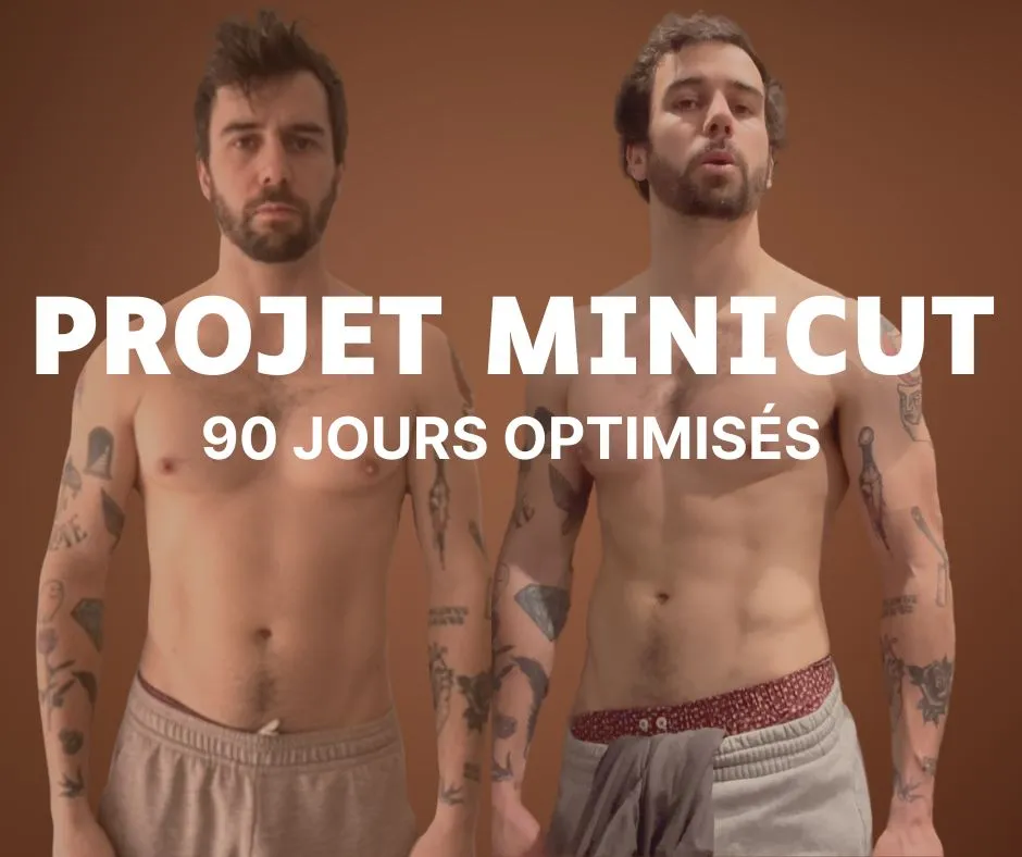 Programme Minicut 90 jours : transformation avant / après